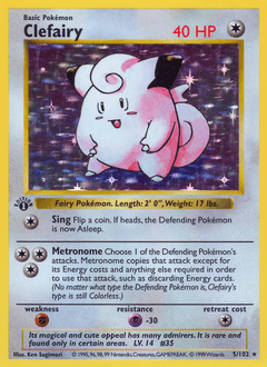 Clefairy - Rare Holo