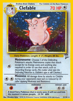 Clefable - Rare Holo