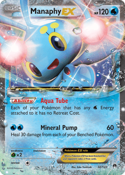 Manaphy-EX - Rare Holo EX
