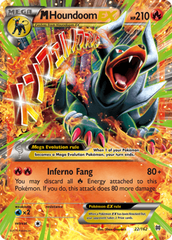 M Houndoom-EX - Rare Holo EX