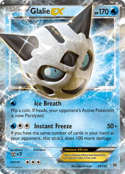 Glalie-EX - Rare Holo EX