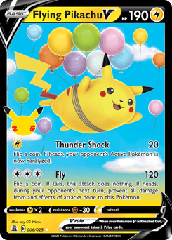 Flying Pikachu V - Rare Holo V
