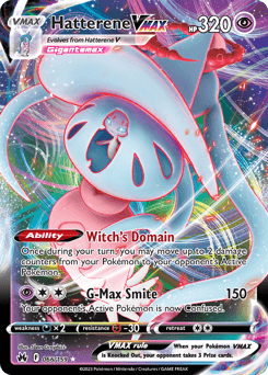 Hatterene VMAX - Rare Holo VMAX
