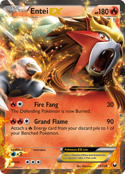 Entei-EX - Rare Holo EX