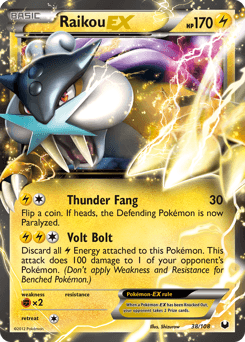 Raikou-EX - Rare Holo EX