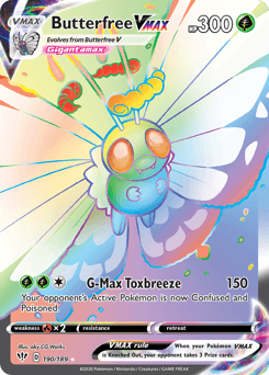 Butterfree VMAX - Rare Rainbow