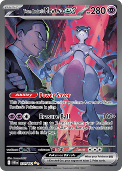 Team Rocket's Mewtwo ex - Special Illustration Rare
