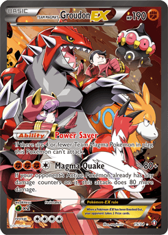 Team Magma's Groudon-EX - Rare Ultra