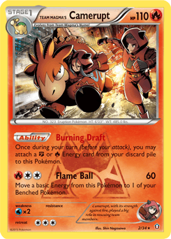 Team Magma's Camerupt - Rare Holo
