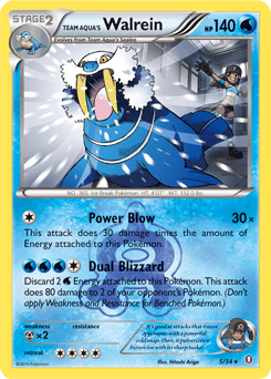 Team Aqua's Walrein - Rare Holo