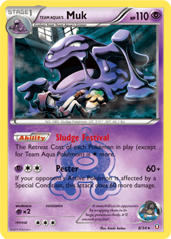 Team Aqua's Muk - Rare Holo
