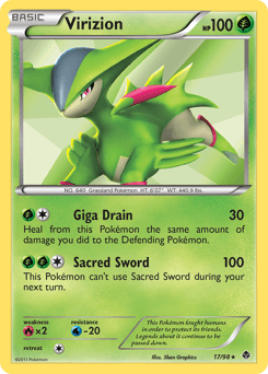 Virizion - Rare Holo