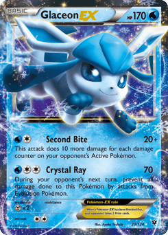Glaceon-EX - Rare Holo EX