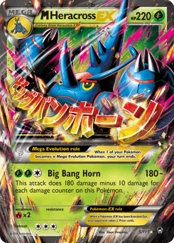 M Heracross-EX - Rare Holo EX