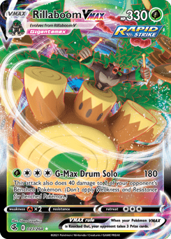 Rillaboom VMAX - Rare Holo VMAX