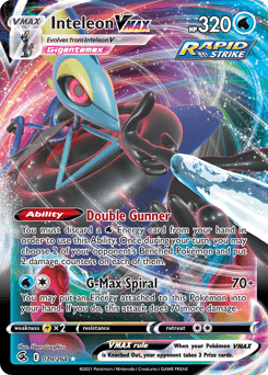 Inteleon VMAX - Rare Holo VMAX