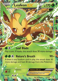 Leafeon-EX - Rare Holo EX