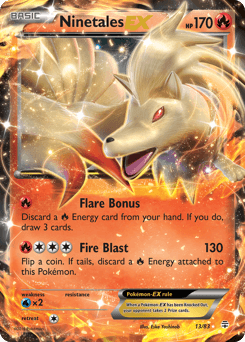 Ninetales-EX - Rare Holo EX