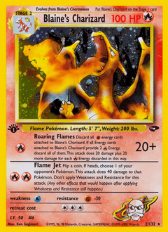 Blaine's Charizard - Rare Holo