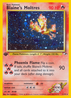 Blaine's Moltres - Rare Holo