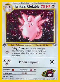 Erika's Clefable - Rare Holo