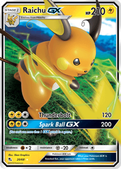 Raichu-GX - Rare Holo GX