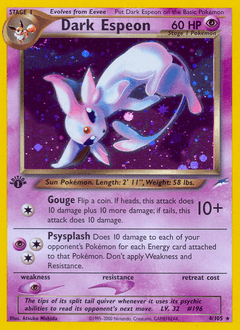 Dark Espeon - Rare Holo
