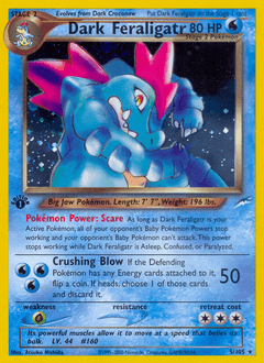 Dark Feraligatr - Rare Holo