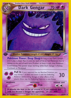 Dark Gengar - Rare Holo