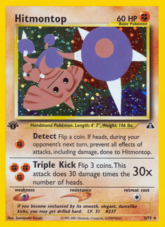 Hitmontop - Rare Holo