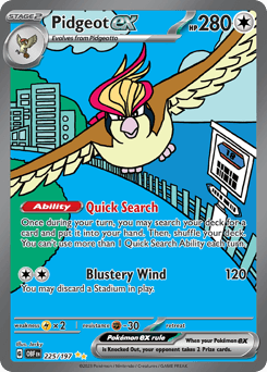 Pidgeot ex - Special Illustration Rare