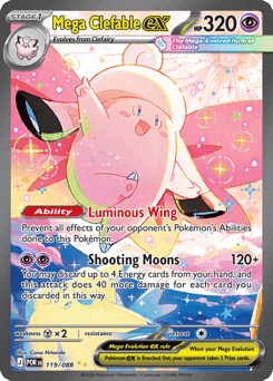 Mega Clefable ex - Special Illustration Rare
