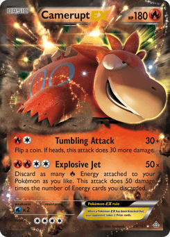 Camerupt-EX - Rare Holo EX