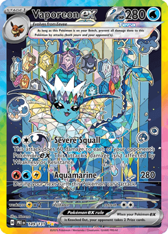 Vaporeon ex - Special Illustration Rare