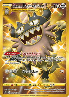 Galarian Perrserker - Rare Secret