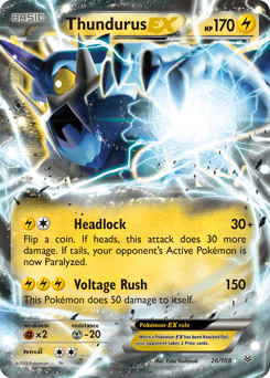 Thundurus-EX - Rare Holo EX