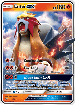 Entei-GX - Rare Holo GX