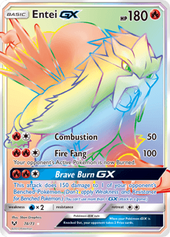 Entei-GX - Rare Rainbow