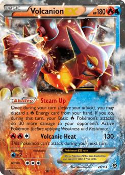 Volcanion-EX - Rare Holo EX