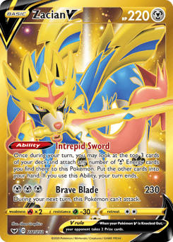 Zacian V - Rare Secret