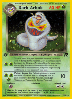 Dark Arbok - Rare Holo