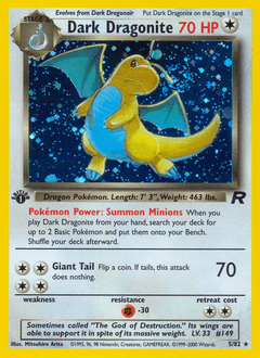 Dark Dragonite - Rare Holo