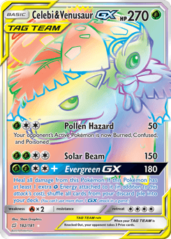 Celebi & Venusaur-GX - Rare Rainbow