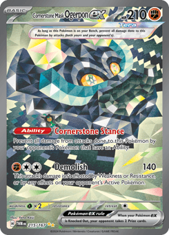 Cornerstone Mask Ogerpon ex - Special Illustration Rare