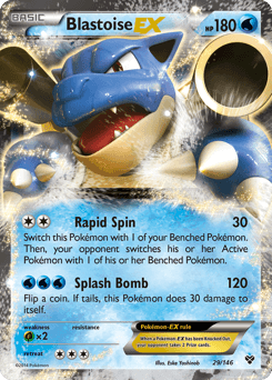 Blastoise-EX - Rare Holo EX