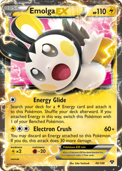 Emolga-EX - Rare Holo EX