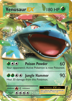 Venusaur-EX - Rare Holo EX