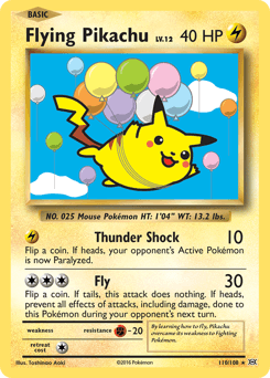 Flying Pikachu - Rare Secret