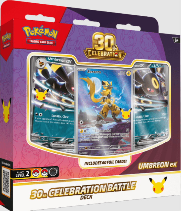 Pokémon TCG Battle Deck Zeraora – 30th Celebration