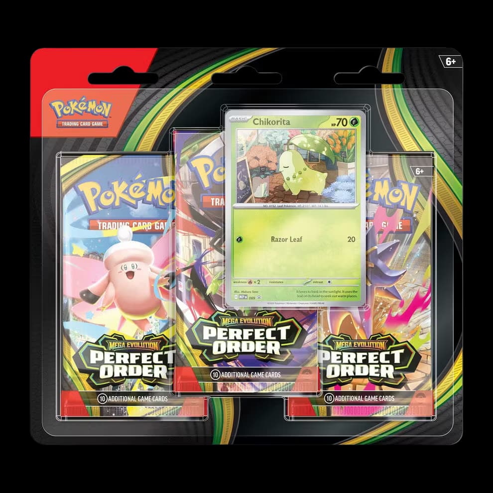 Pokemon Perfect Order 3-Pack Blister
